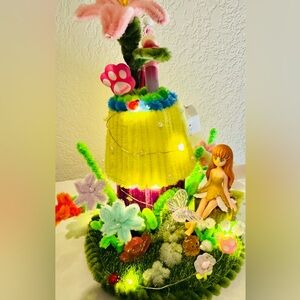 Colorful Fairy Garden Pen Holder